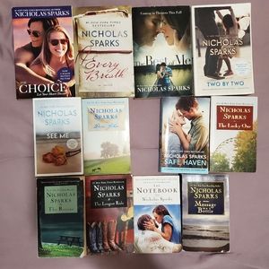Nicholas Sparks Novels - 12 books! 3 brand new